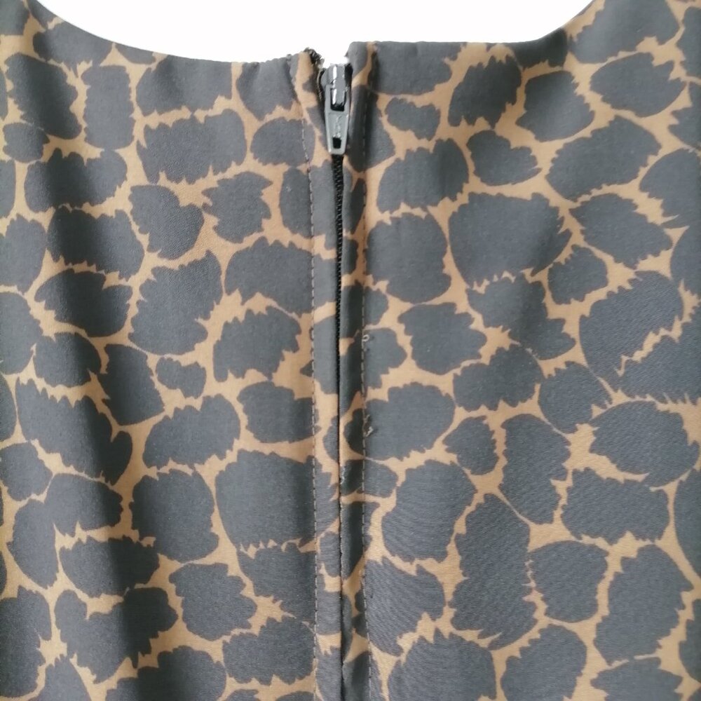 Sag Harbor Womens Brown Crew Neck Animal Print Summer Maxi Dress Size 22W - Picture 5 of 8